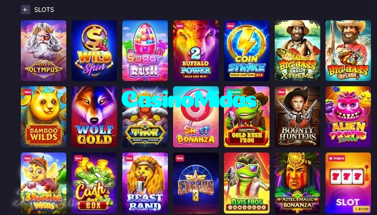 CasinoMidas خوش آمدید بونس +600% پیشکش موبائل ایپ کے پروموشن سیکشن میں دکھائی دیتی ہے۔